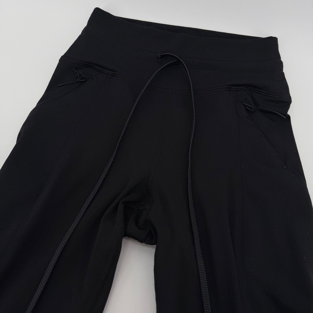 OFFLINE by Aerie Warmup Legging Women S Black High Rise Drawstring Zip Pocket